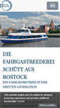 Mobile Screenshot of hafenrundfahrten-in-rostock.de